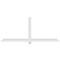 Ekena Millwork Eugene Architectural Grade PVC Gable Bracket, 96"W x 40"H x 4"D x 4"F, 10/12 Pitch GBP096X40X0404EUG00 - alternate 3